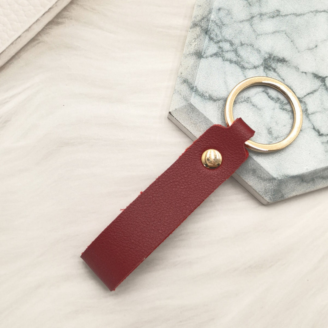 Unisex nøkkelring i høy kvalitet av kunstskinn med stiløs design Skanto