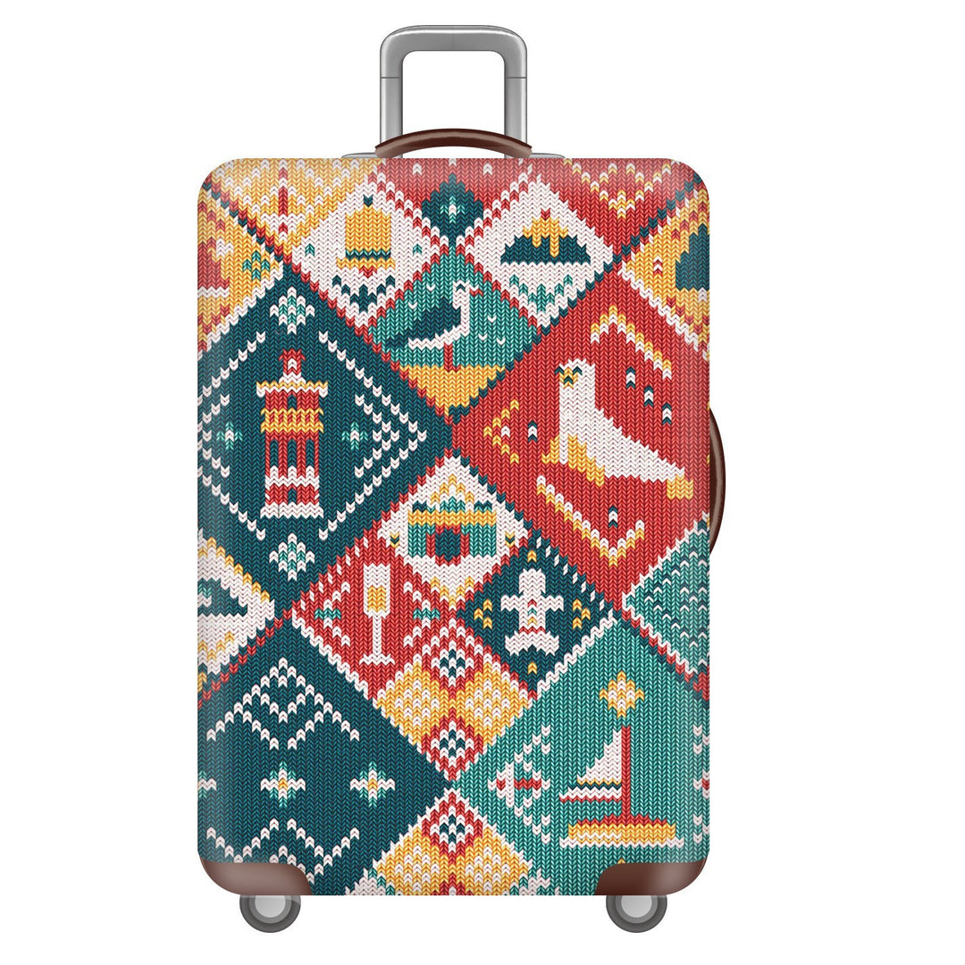 Unisex nan robuster Hartschalen-Trolley med løveportrett motivtrykk, støtsikker ABS-polykarbonatskall, flerhjuls understell og TSA-sikkerhetslås Skanto