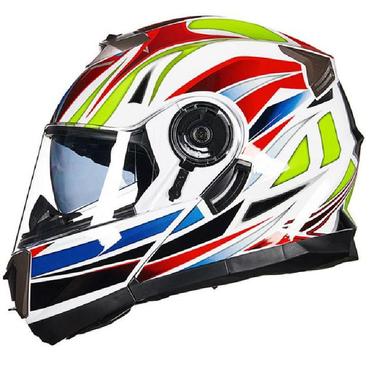 Full-Face Motorsykkelhjelm med Avansert Ventilasjon Skanto