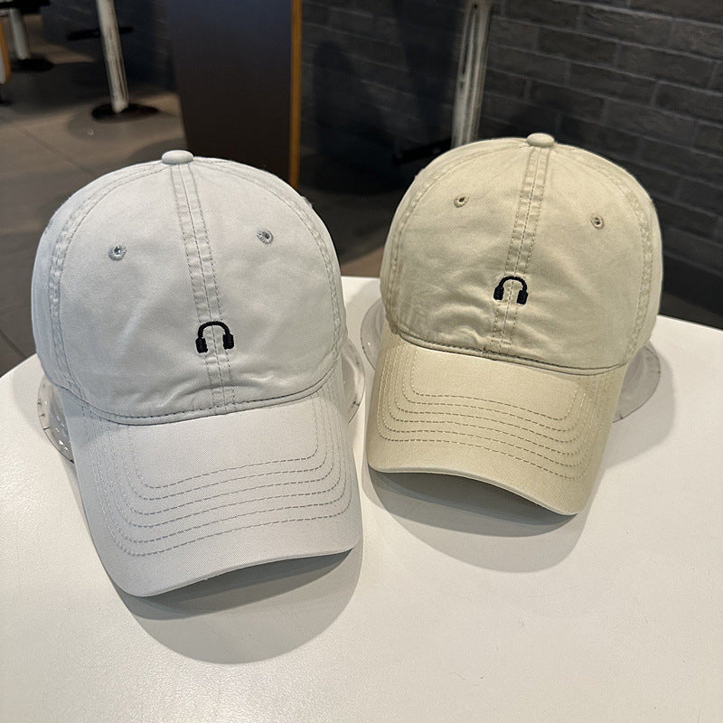 Unisex bomull twill caps med unik musikk emblem Skanto