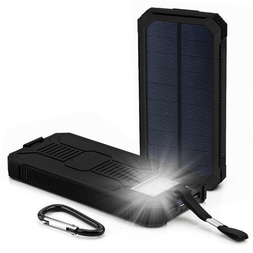 Bærbar Powerbank med lys og sikkerhetsklips Skanto