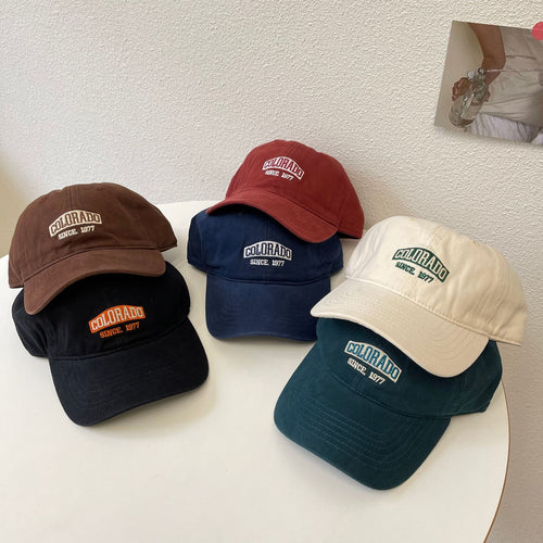Herre Casual Bomull Justerbar Baseball Caps Skanto