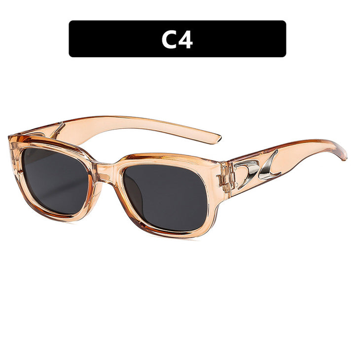 Women's sunglasses in bold retro design with stylish accents Skanto