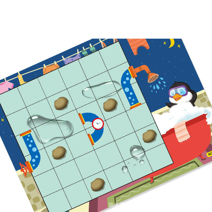Skanto | Penguin Dusj Labyrint Puslespillspill - Fremme Logisk Tenking!