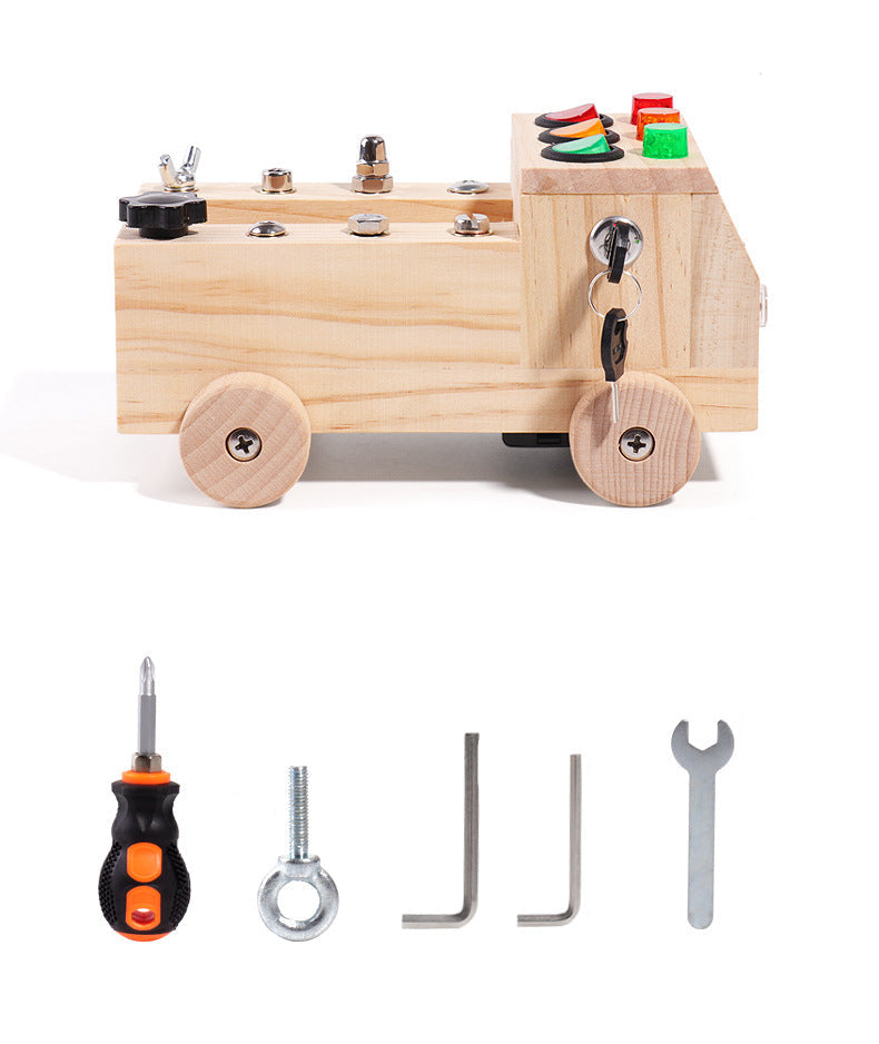 Norvo | EcoToys Montessori Brannbil | Oppdag kreativitet - Pedagogiske leker for barn
