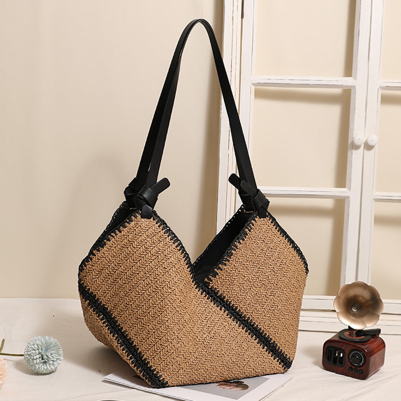 Handmade Boho Bag with Leather Details Skanto