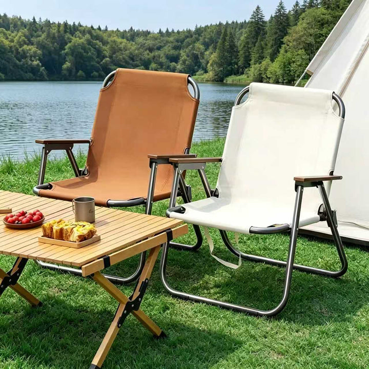 Dame Faltstol med ergonomisk design og robust aluminiumsramme Skanto