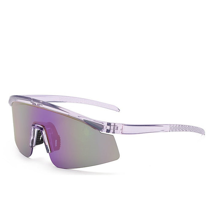 Unisex nan sportslig wraparound solbrille med polarisert glass og sklisikkert nesepad Skanto