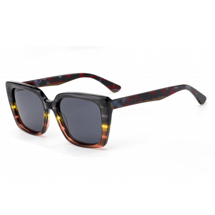 Damer oversized solbriller med matt finish og stilige detaljer Skanto