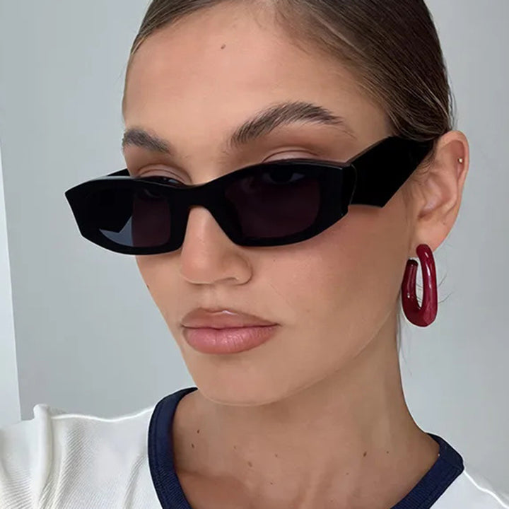 Women's Trendy Cat-Eye Sunglasses with Unique Frame and UV Protection Skanto