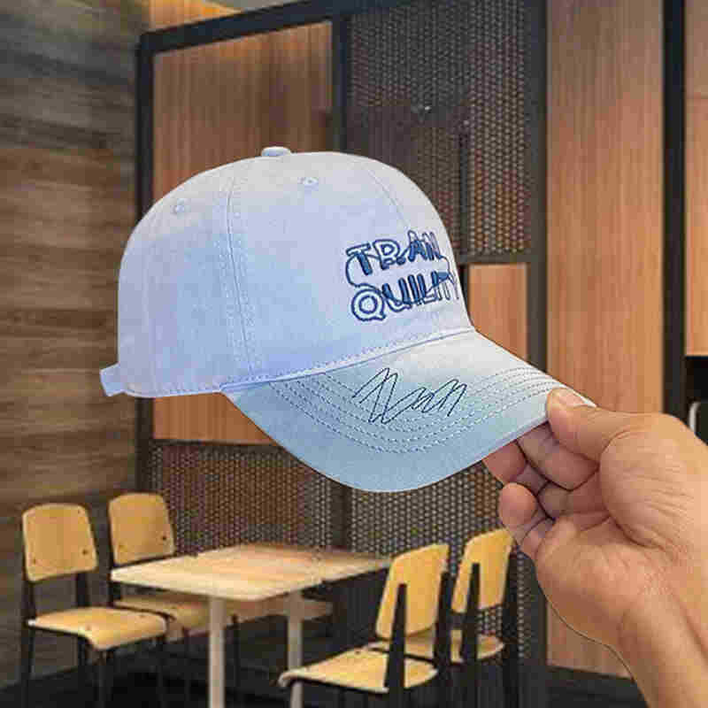 Kvinnenes avslappede broderte baseballcaps Skanto