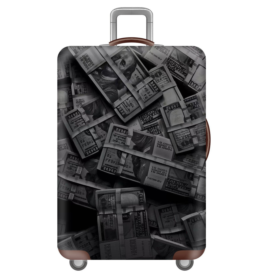 Unisex nan robuster Hartschalen-Trolley med løveportrett motivtrykk, støtsikker ABS-polykarbonatskall, flerhjuls understell og TSA-sikkerhetslås Skanto