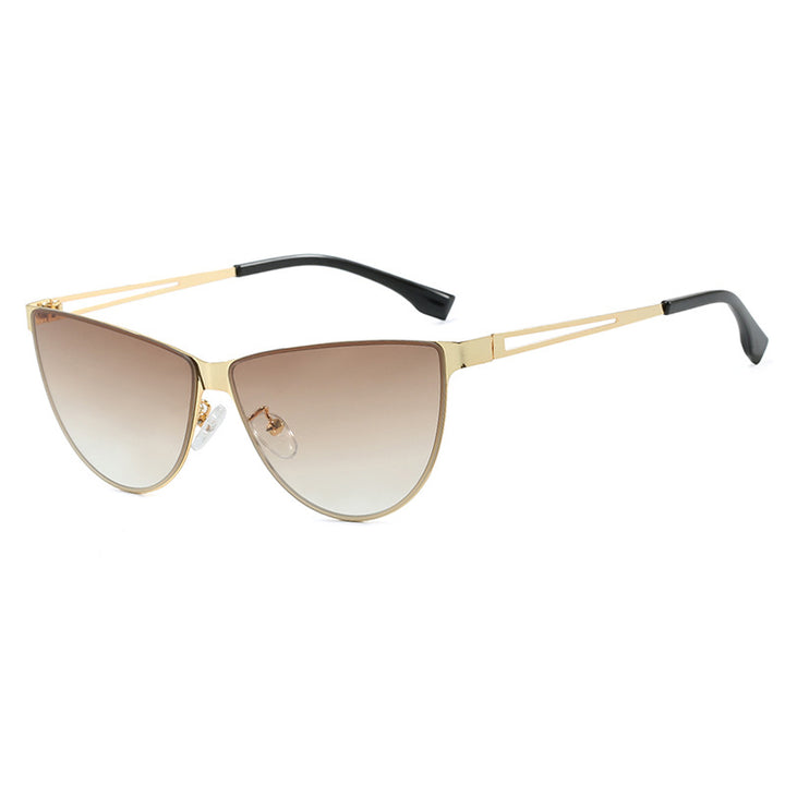 Women's Cat-Eye Sunglasses with Stylish Metal Frame and Protective UV Filter Skanto