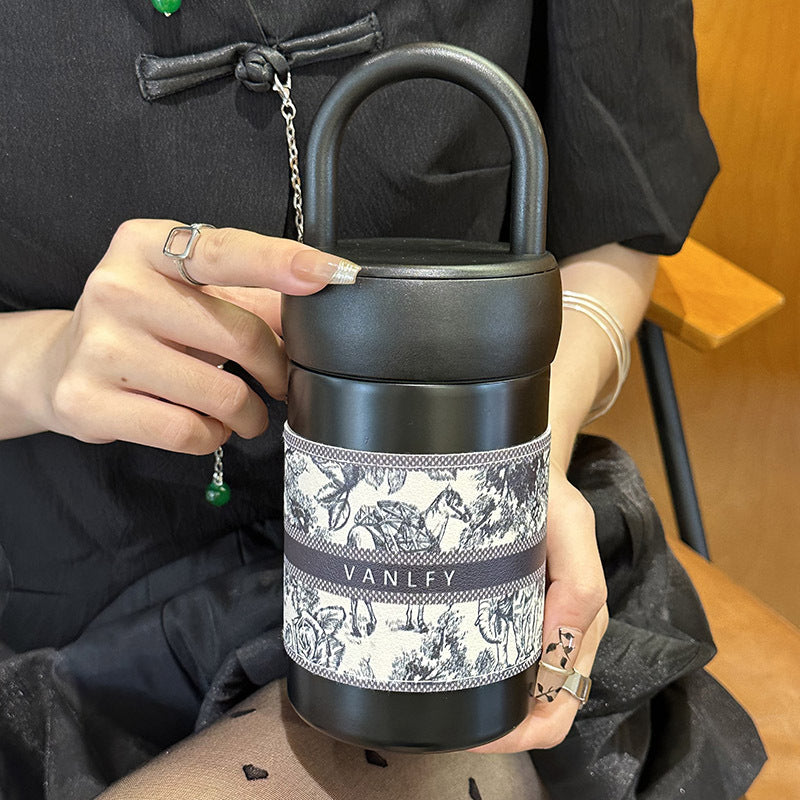 Damen Isolierflasche mit praktischem Tragegriff Skanto