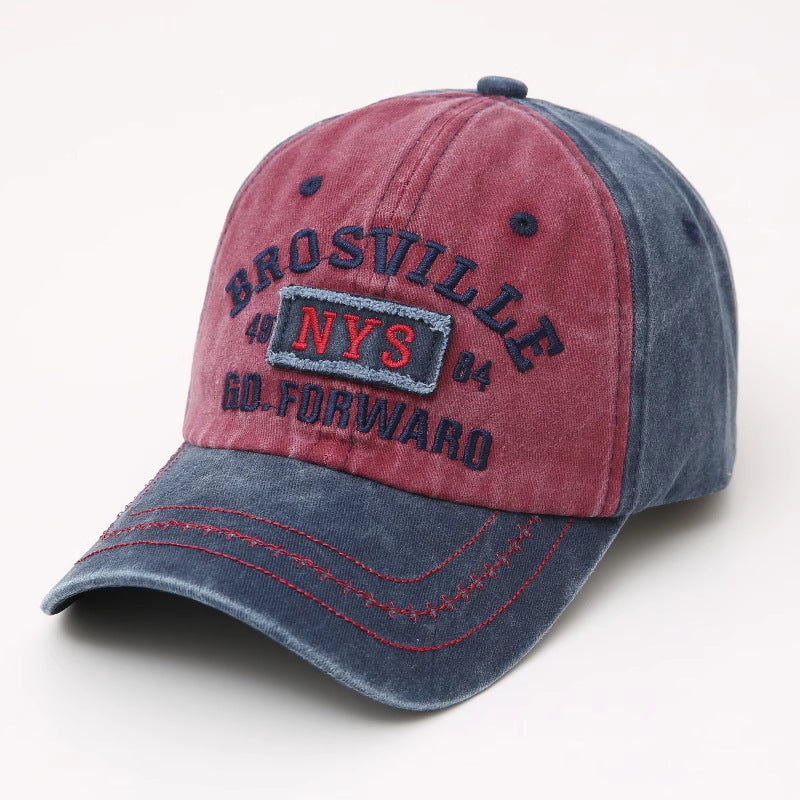 Menns vintage-inspirerte slitte baseballcaps Skanto 1784188194