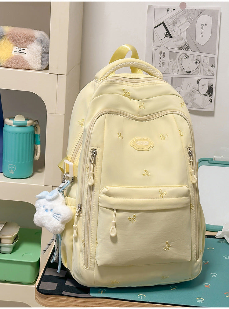 Brodert Multi-Romskompartments Fritids Skole Ryggsekk