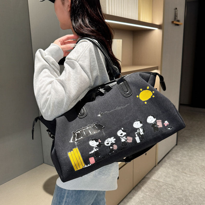 Multifunksjonell fritidreiseveske med fargerik design Skanto