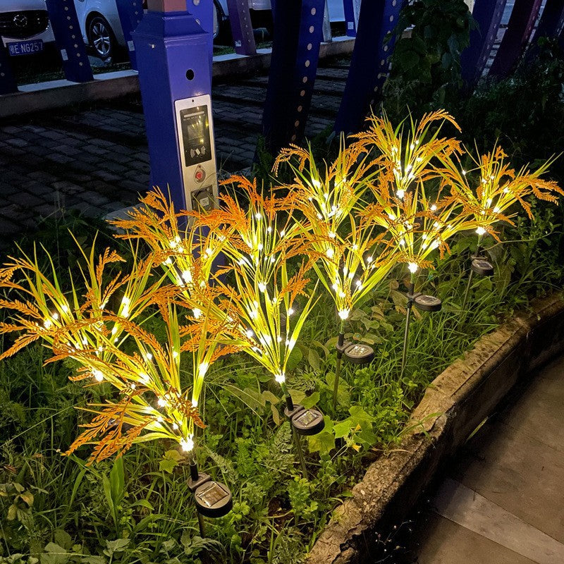 Solar prydgress stake-lamper med varme hvite LED-aksenter Skanto