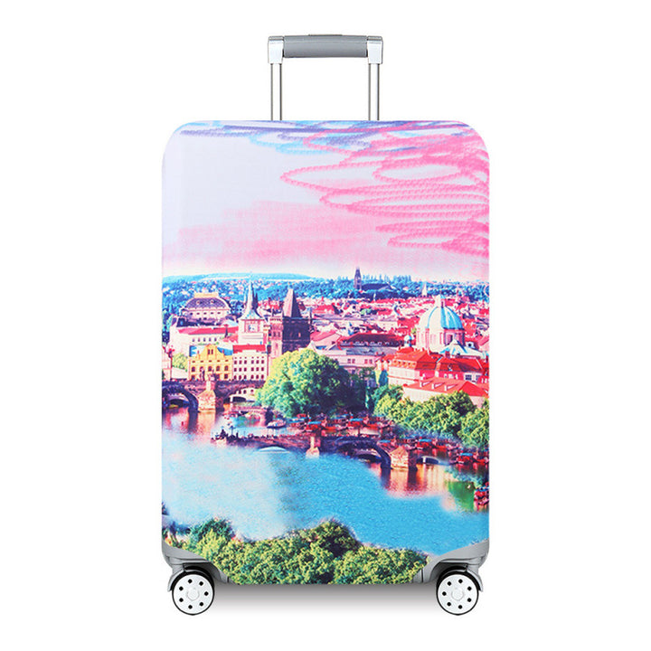 Dame koffer med unikt kunstdesign Skanto