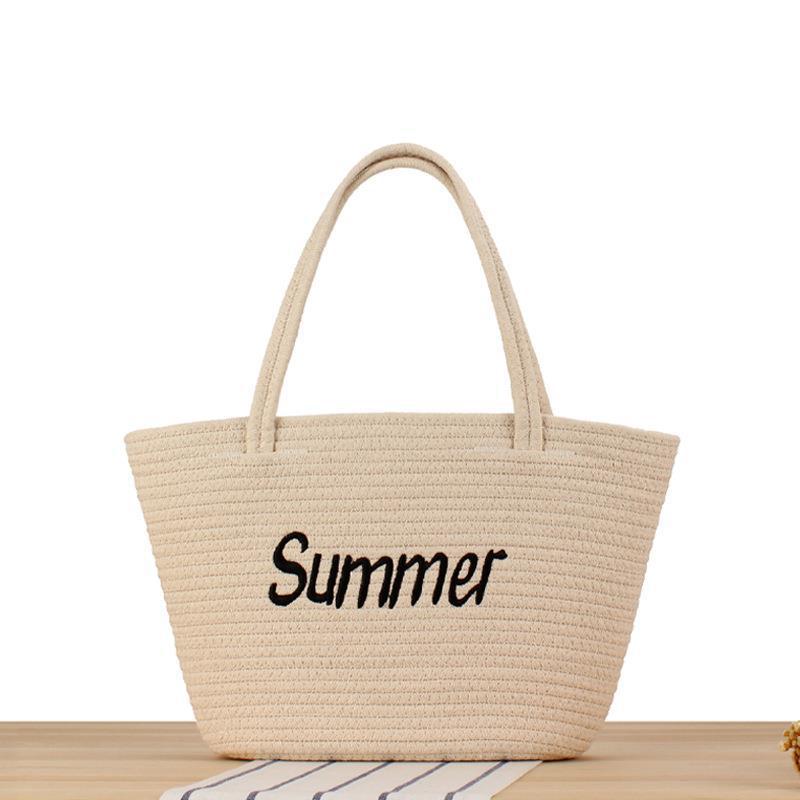 Beach bag in modern basket weave Skanto