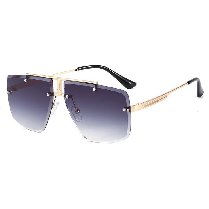 Dame moteriktig oversized solbrille Skanto