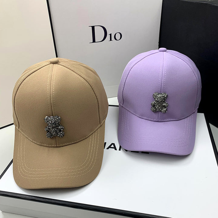 Kvinnens dekorert casual baseball caps Skanto