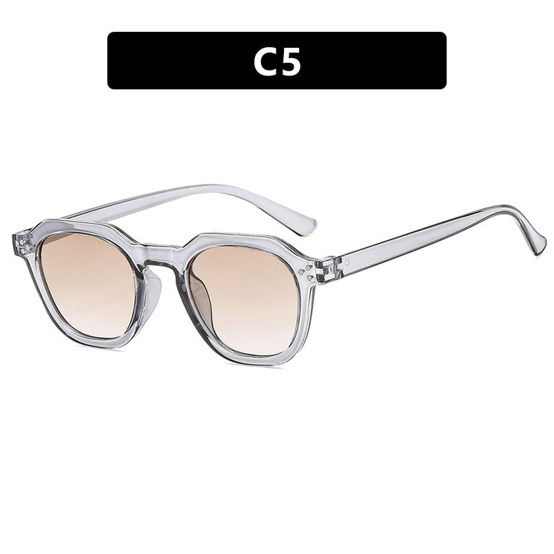 Women's fashionable sunglasses in trendy hexagonal design Skanto