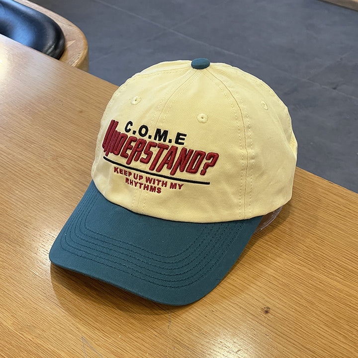 Unisex Casual Teksturerte Caps med Leken Broderi Skanto