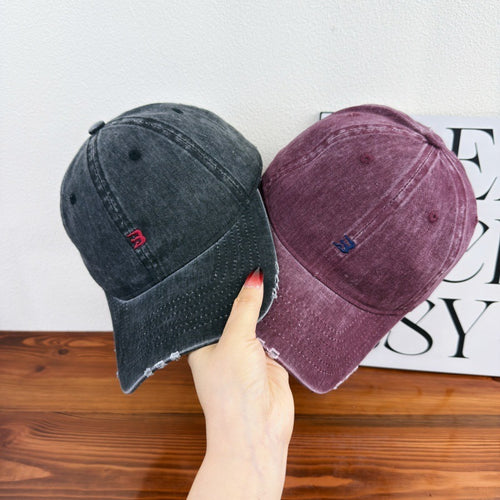 Unisex Slittet Bomull Baseball Caps Skanto 1784083761