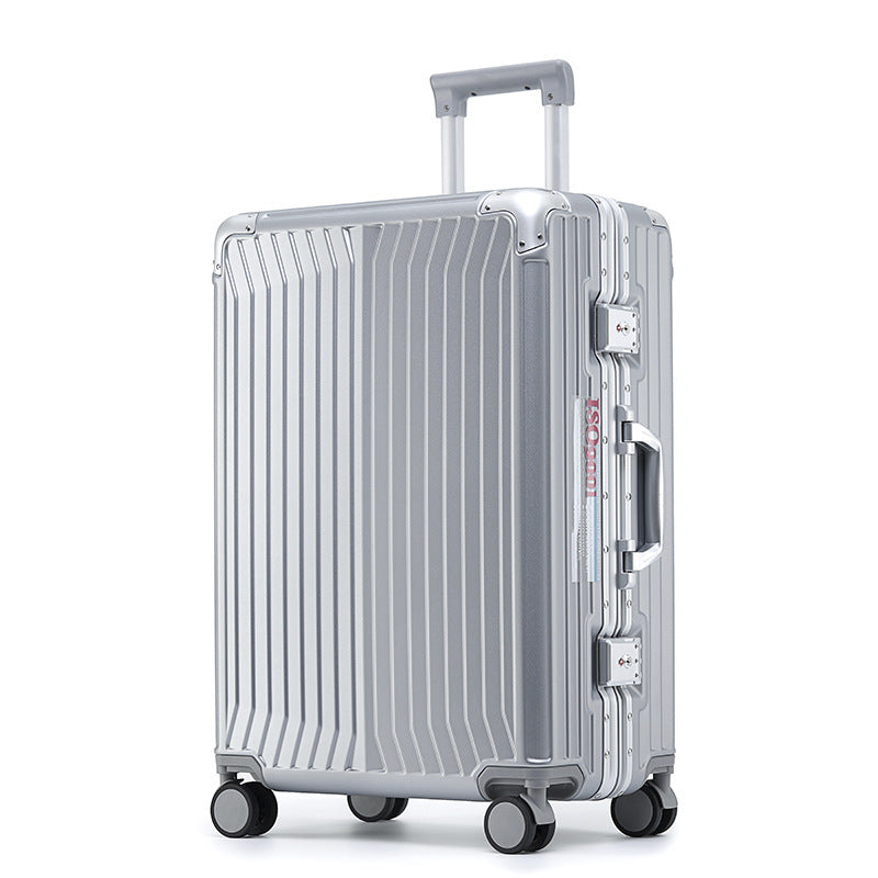 Unisex Rugged Hard-Shell Rolling Suitcase Skanto