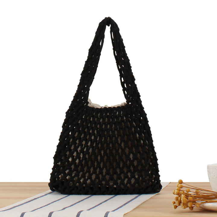 Hand-knotted jute bag Skanto