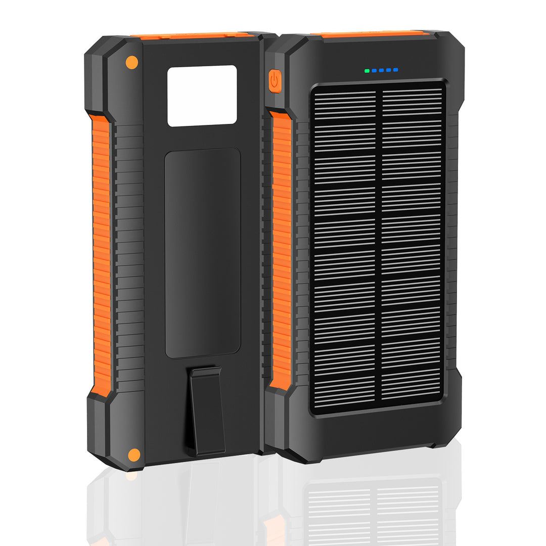 Robust Solarbatteri med Integrert LED-Lys Skanto
