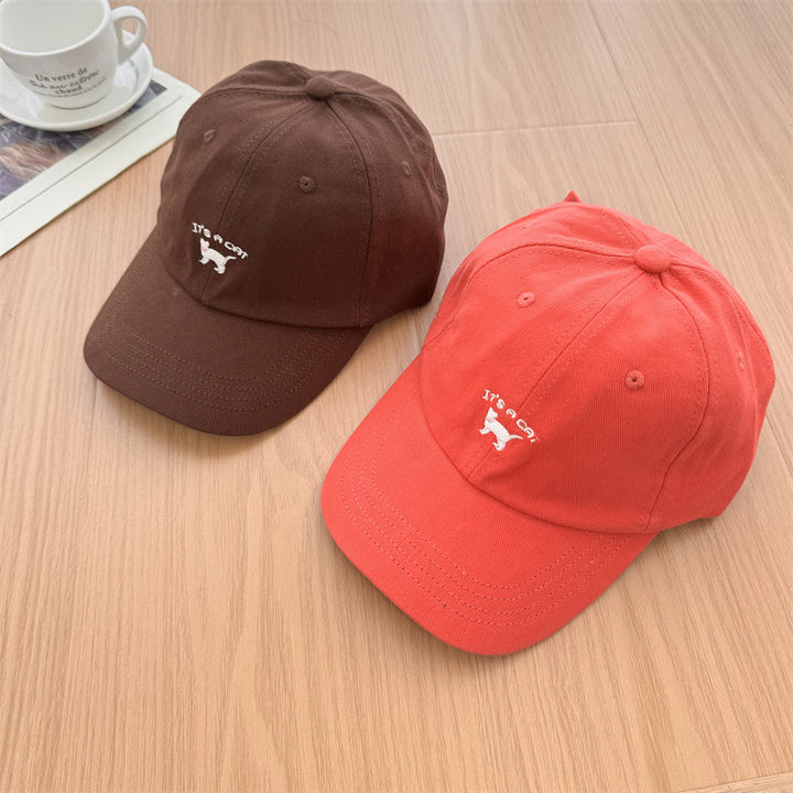 Kvinnenes Lekne Katt-Broderte Caps Skanto