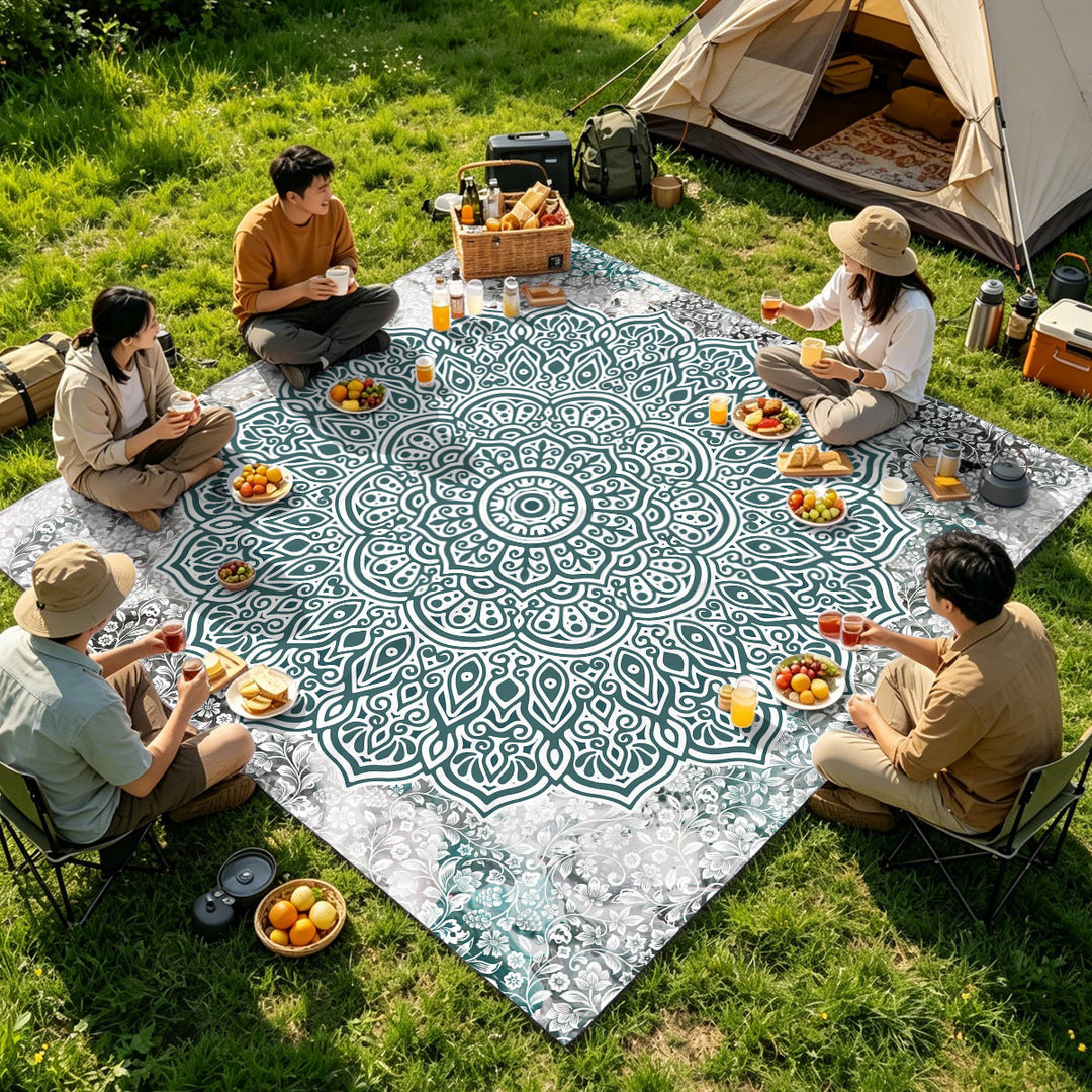 Mandala Design Strandmat Skanto