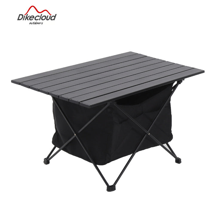 Foldable Camping Table with Built-in Storage Skanto