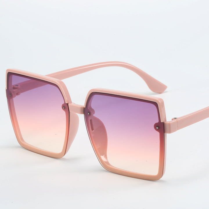 Damer oversized solbriller med kvadratisk ramme Skanto