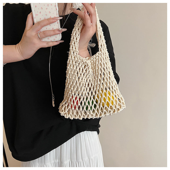 Håndlagd Makramee Tote-Bag Skanto