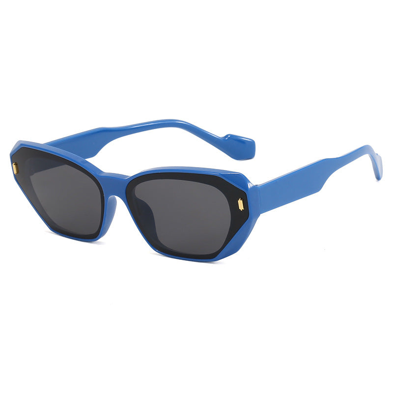 Dame futuristisk diamant-solbrille Skanto