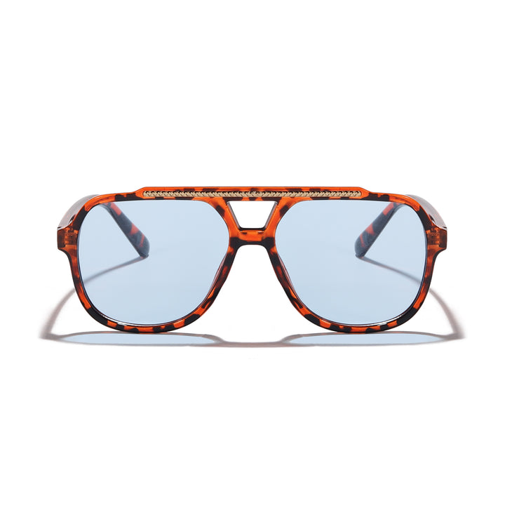 Dame Designer-solbrille med ekstravagant mønster og beskyttende UV-beskyttelse Skanto