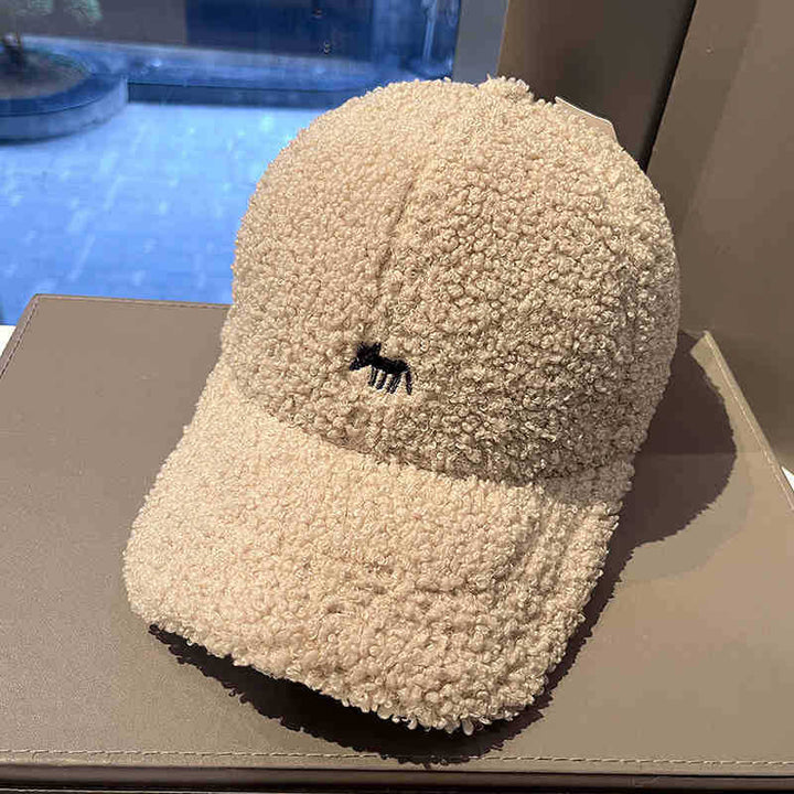 Kvinne Plush Teksturert Baseball Caps Skanto