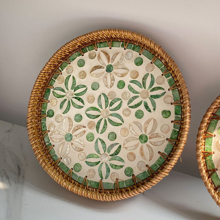 Damer Rund Mosaikkserveringsfat Skanto