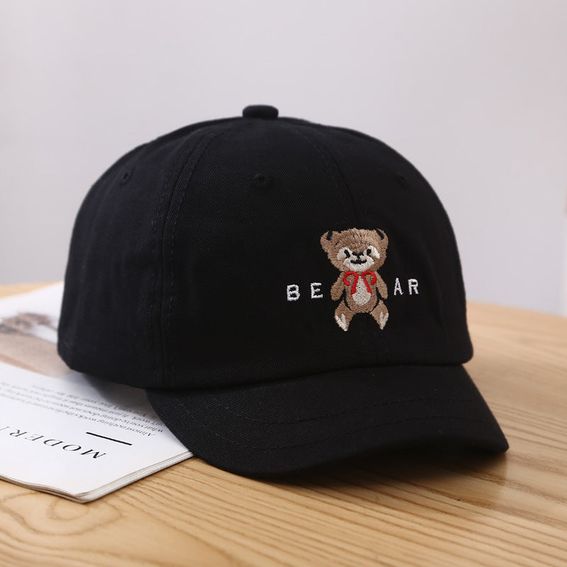 Kvinne Søt Bamse-Brodert Baseball Cap Skanto