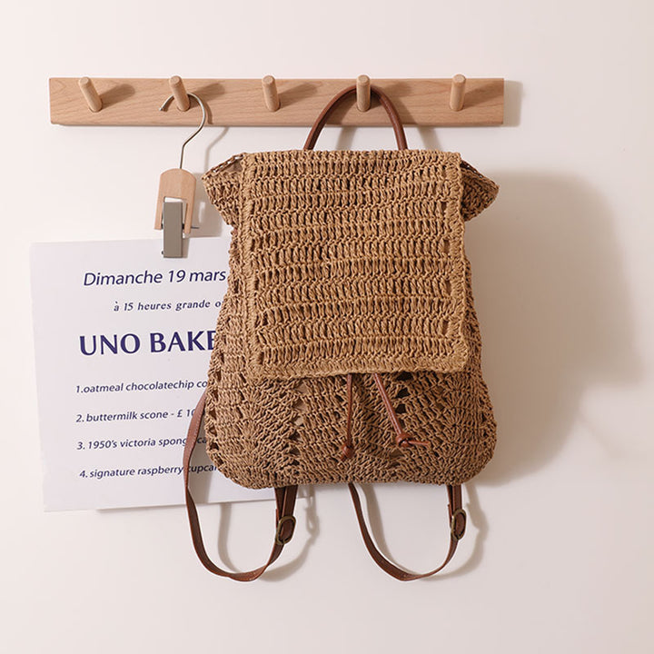Backpack Bag Made of Handmade Natural Material Skanto