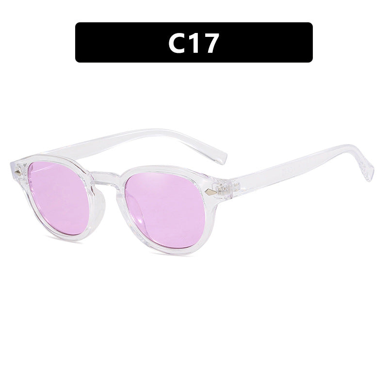 Women's round sunglasses with elegant design and UV protection Skanto