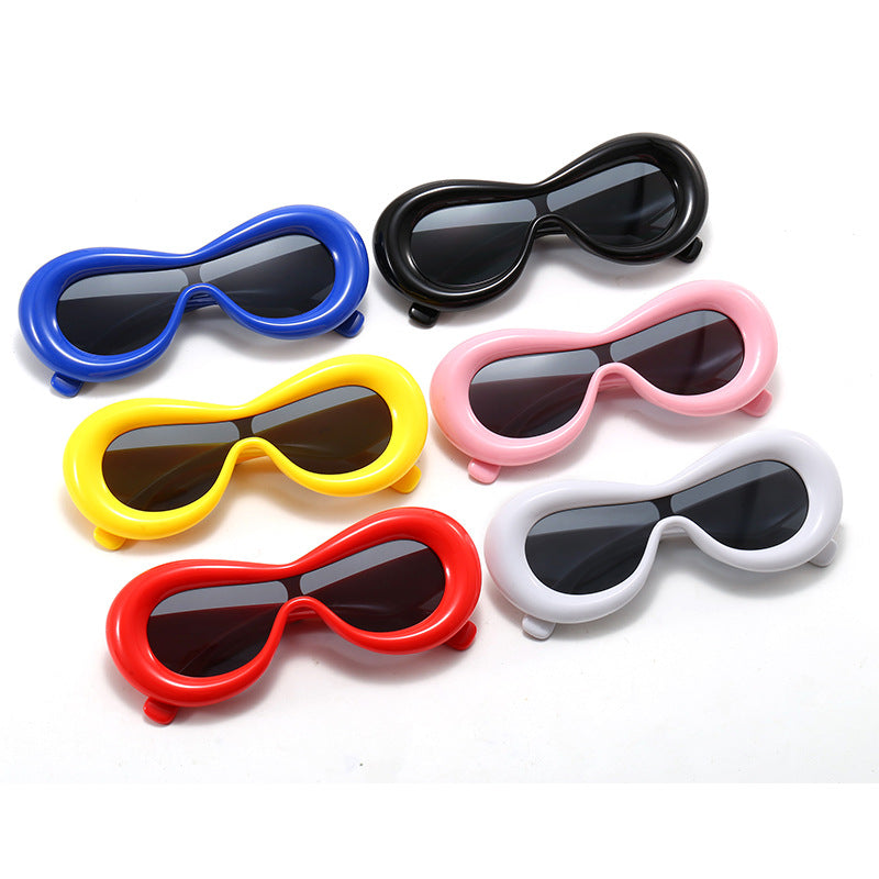 Dame futuristisk design-solbrille Skanto