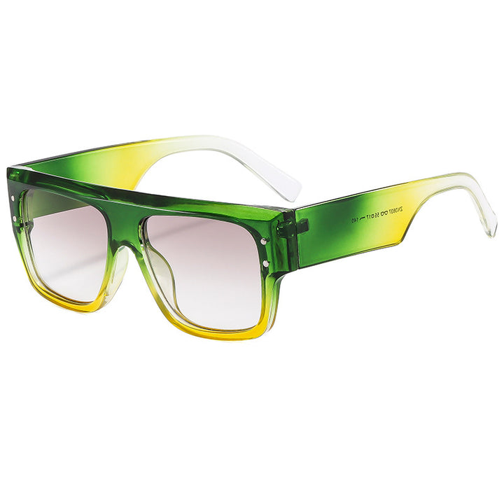 Women's fashionable sunglasses with rectangular frame and polarized lenses Skanto