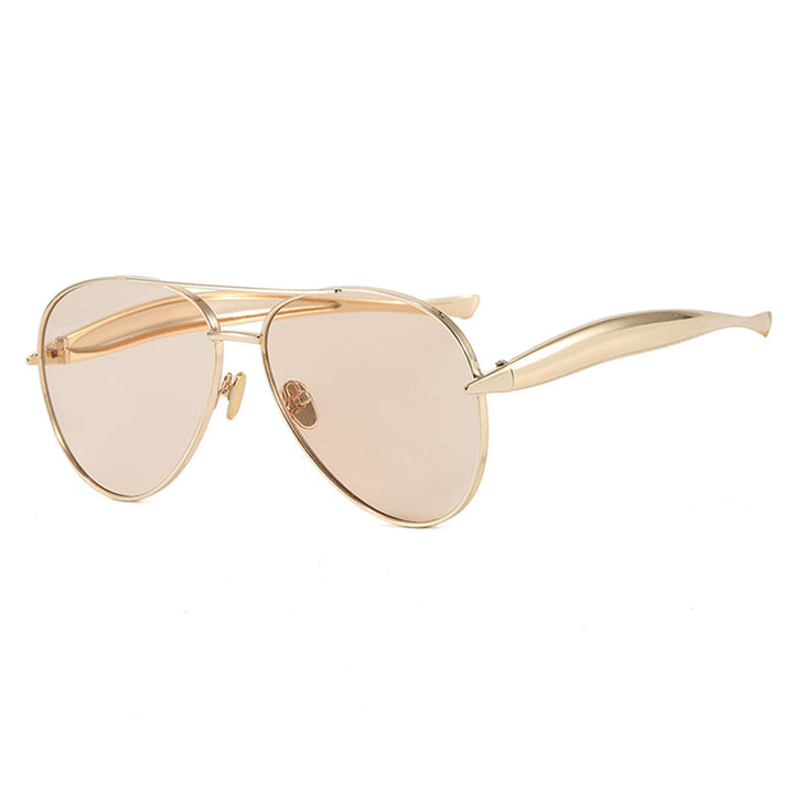 Women's Pilot Sunglasses with Elegant Details and Protective UV Filter Skanto