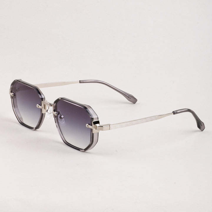 Dame moteriktig solbrille i elegant, åttkantet design Skanto