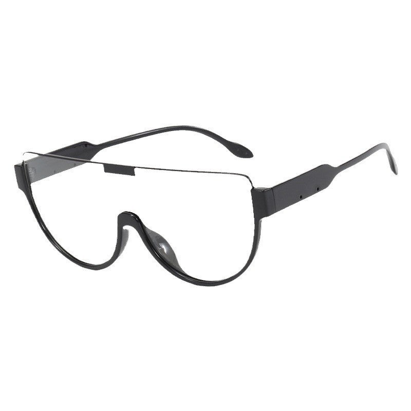 Dame Fasjonable Oversized Solbriller med innovativt design Skanto