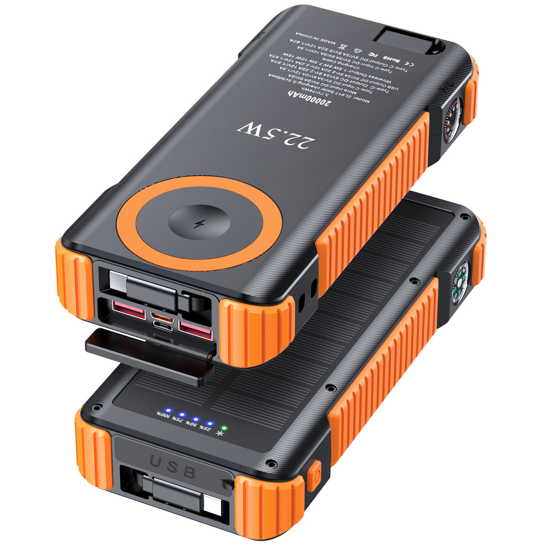 Bærbar Solenergi Powerbank Skanto